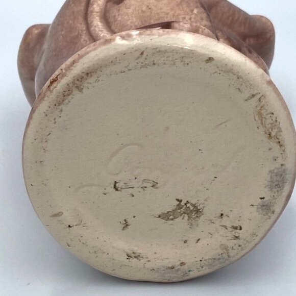 Vintage Gonder Magnolia Blossom Art Pottery Floral Bud Vase G-3 Signed Mocha MCM - Picture 7 of 7